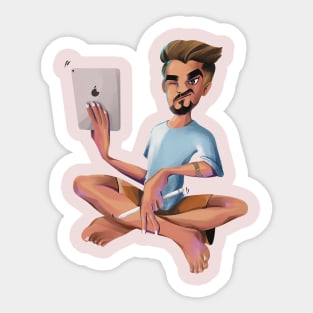 Work from home Sticker